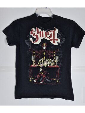 GHOST Short Sleeve Graphic T-Shirt Unisex Size S
